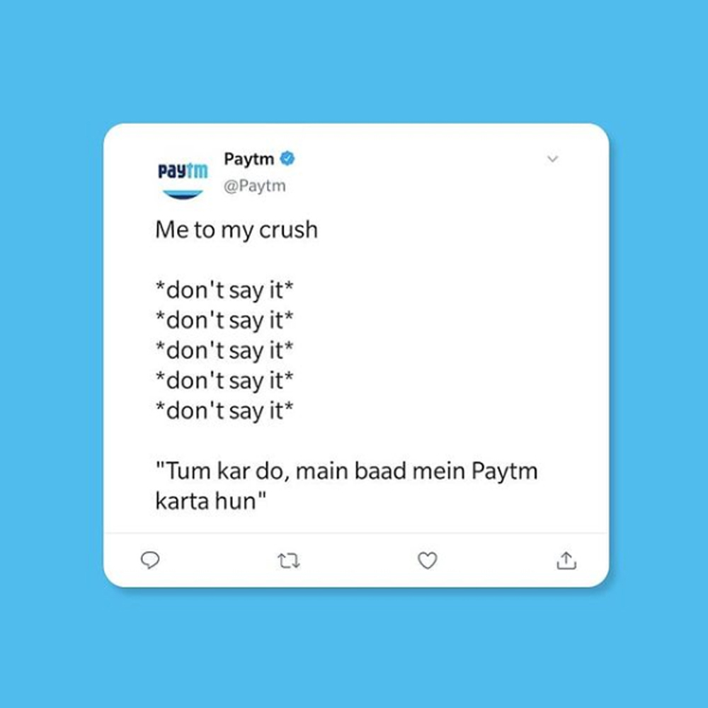 social media marketing startegy of paytm