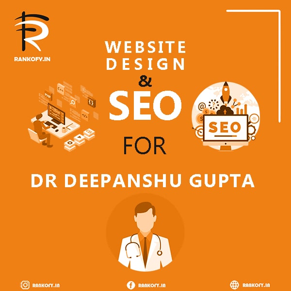 best website designer for doctors in India by rankofy